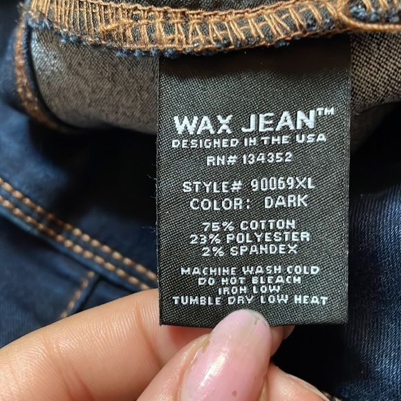 WAX Jean Dark Wash Skinny Jeans - Picture 6 of 9